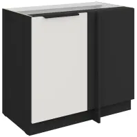 Konyhaszekrény Aria-Wh/Bl Anti Fingerprint 105 Nd 1f Bb