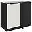 Konyhaszekrény Aria-Wh/Bl Anti Fingerprint 105 Nd 1f Bb