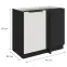 Konyhaszekrény Aria-Wh/Bl Anti Fingerprint 105 Nd 1f Bb,2