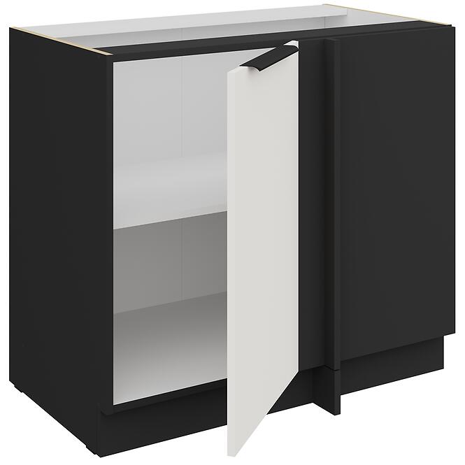 Konyhaszekrény Aria-Wh/Bl Anti Fingerprint 105 Nd 1f Bb,3