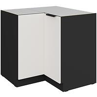 Konyhaszekrény Aria-Wh/Bl Anti Fingerprint 90x90 Dn 2f Bb
