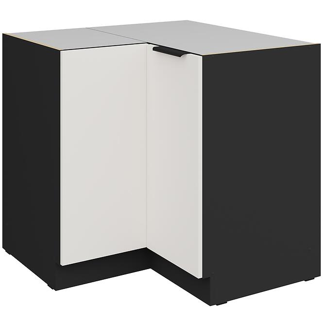 Konyhaszekrény Aria-Wh/Bl Anti Fingerprint 90x90 Dn 2f Bb