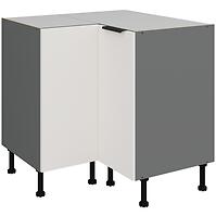 Konyhaszekrény Aria-Wh/Ant Anti Fingerprint 90x90 Dn 2f Bb