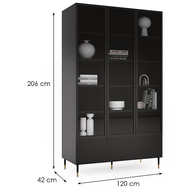 Vitrin  System Imperial I09 3d Fekete