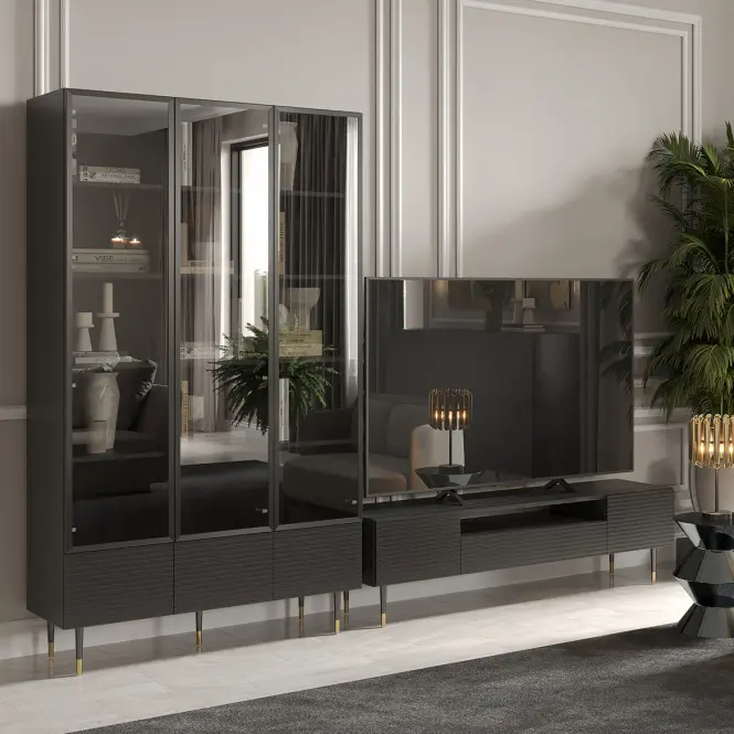 Vitrin  System Imperial I09 3d Fekete