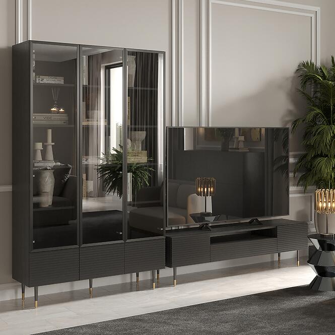 Vitrin  System Imperial I09 3d Fekete