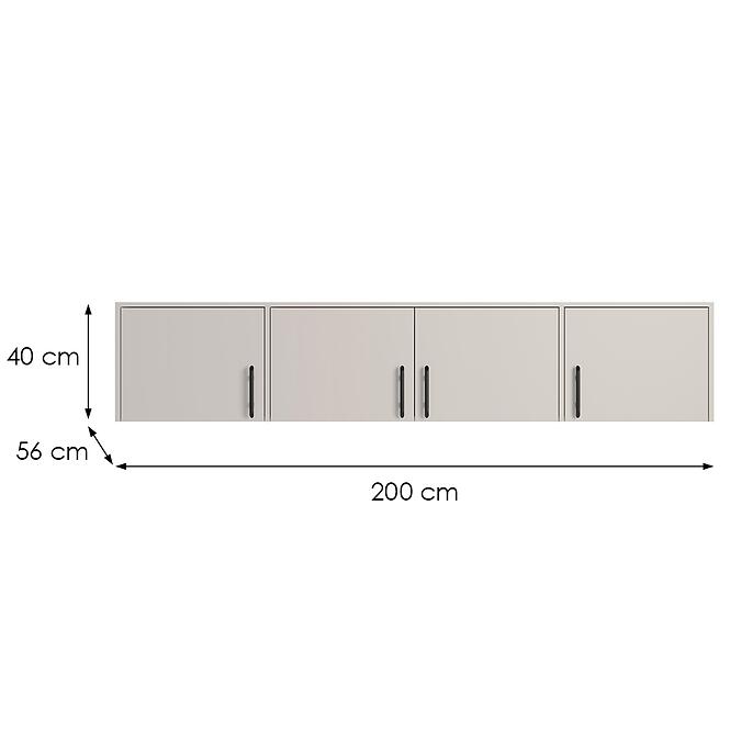 Szekrény Hosszabbítás Smart Srn1 4d Cashmere,2