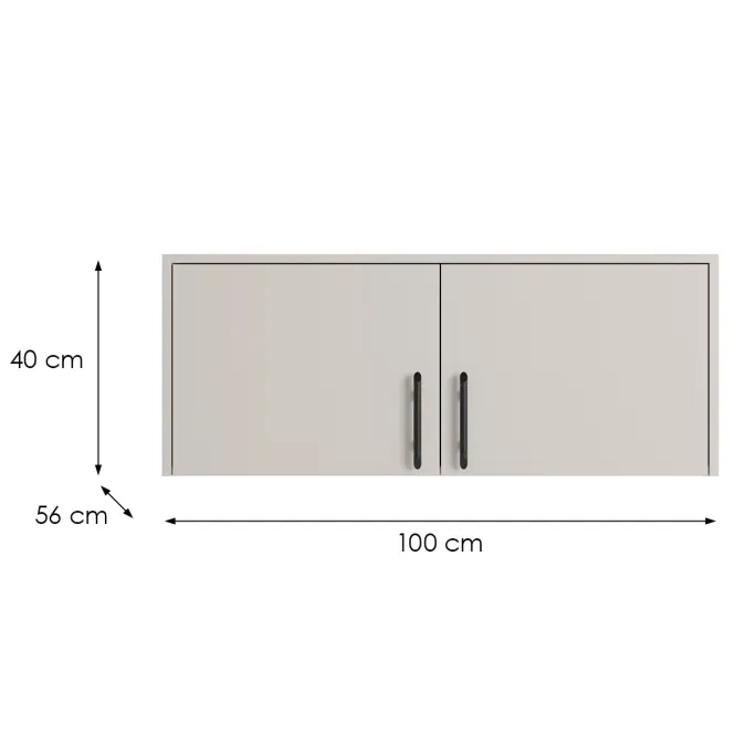 Szekrény Hosszabbítás Smart Srn3 2d Cashmere