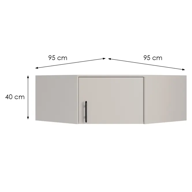 Szekrény Hosszabbítás Smart Srn4 1dn Cashmere
