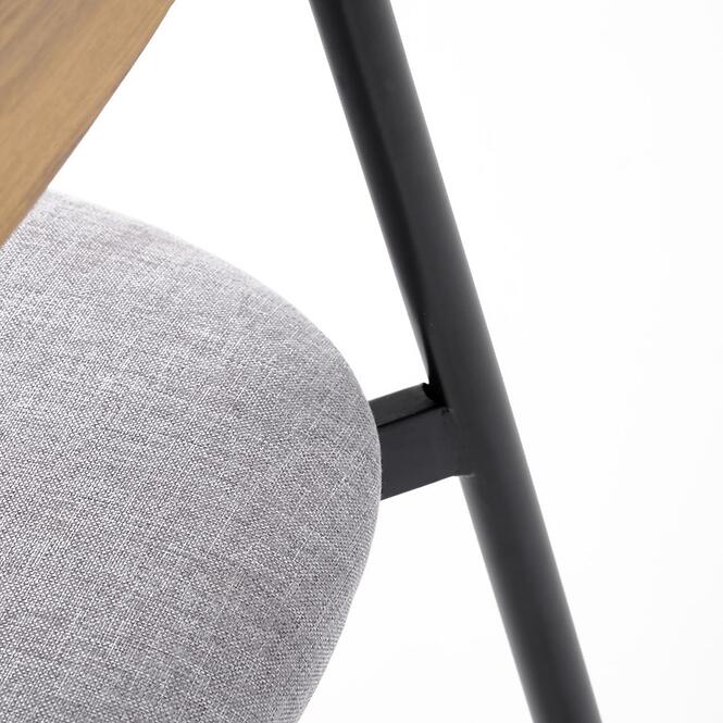 Étkező készlet Nando 1+2 54x84 természetes/fekete/szürke,11