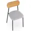 Étkező készlet Nando 1+2 54x84 természetes/fekete/szürke,8