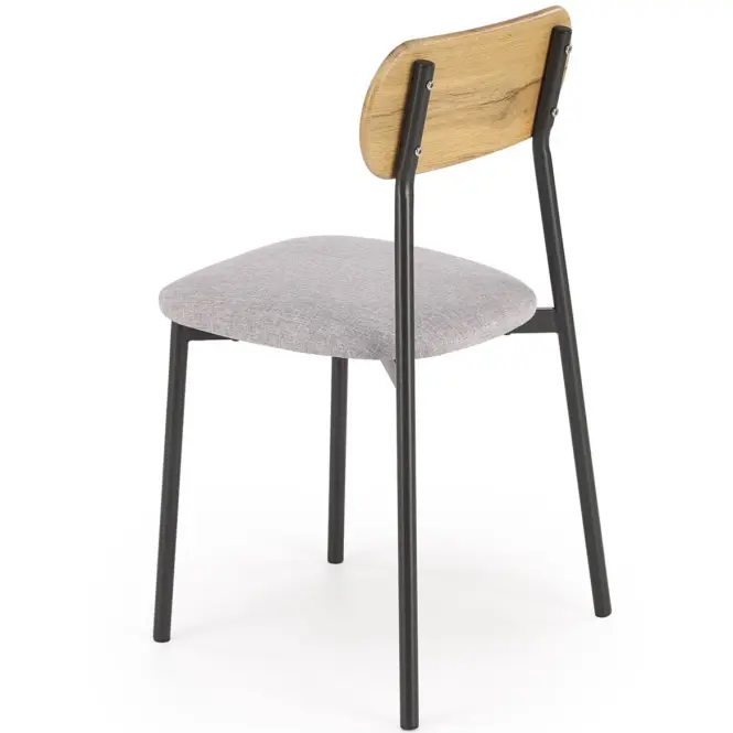 Étkező készlet Nando 1+2 54x84 természetes/fekete/szürke