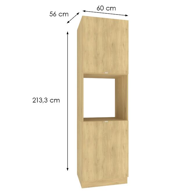 Konyhaszekrény Cosmo Sofia D60 Pk/2133 P/L cremona