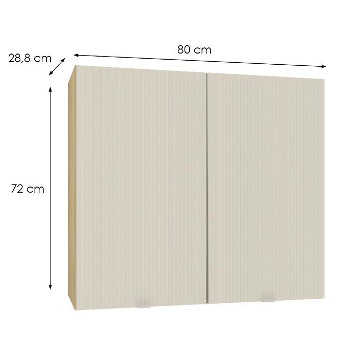 Konyhaszekrény Cosmo Sofia W80 Bézs Mat