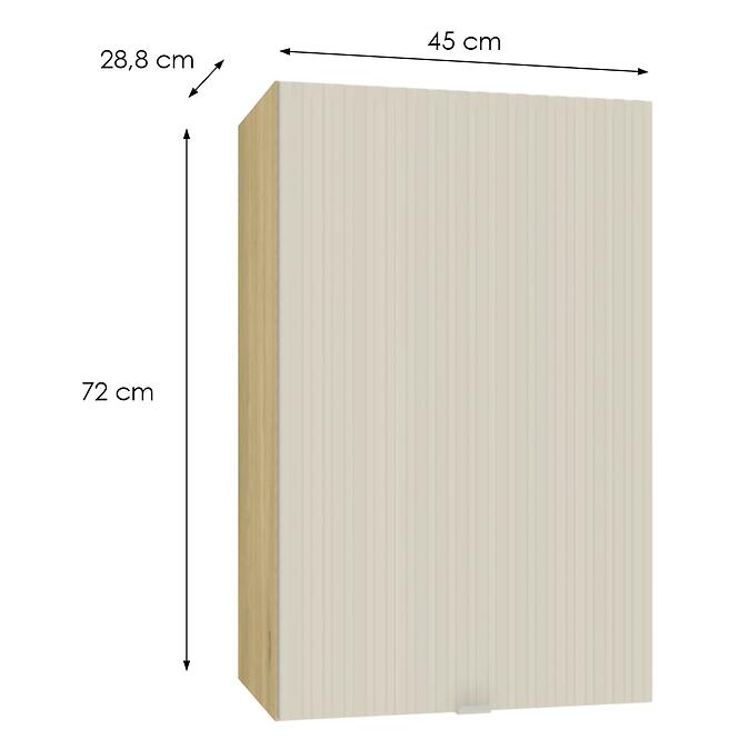 Konyhaszekrény Cosmo Sofia W45 P/L Bézs Mat