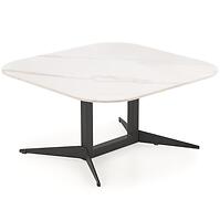 Dohányzóasztal Borna fehér márvány/fekete