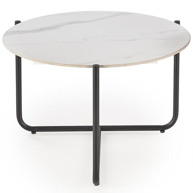 Dohányzóasztal Acuna fehér márvány/fekete,3