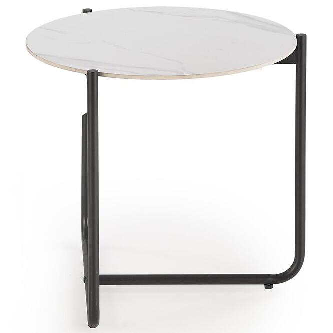 Dohányzóasztal Acuna S fehér márvány/fekete