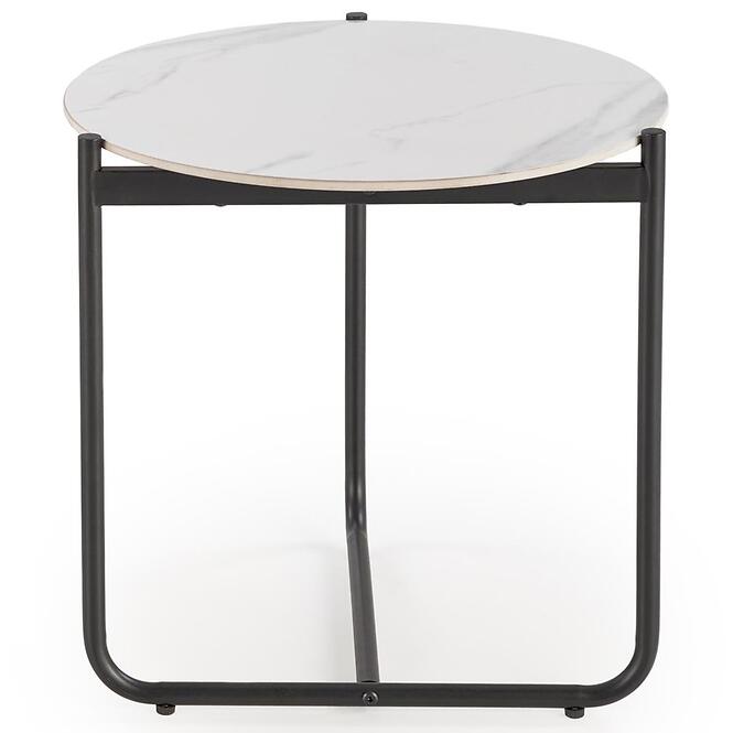 Dohányzóasztal Acuna S fehér márvány/fekete