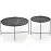 Dohányzóasztal Julieta fekete márvány/fekete
