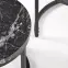 Dohányzóasztal Oreo fekete márvány/fekete,5