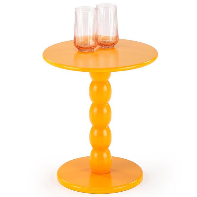 Dohányzóasztal Cirilla sárga,5