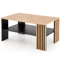 Dohányzóasztal Femina tölgy artisan/fekete