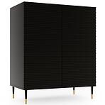 Komód Imperial I05 4d Fekete