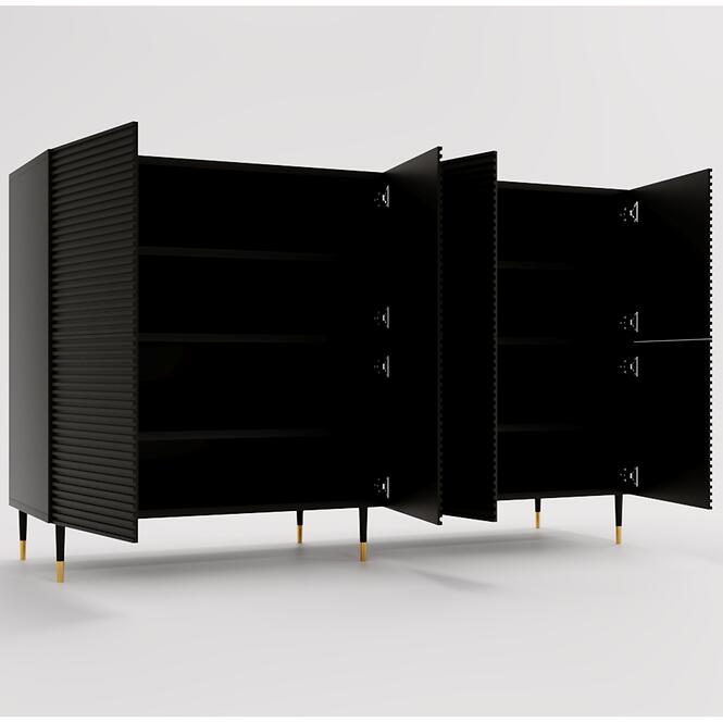 Komód Imperial I08 8d Fekete,3