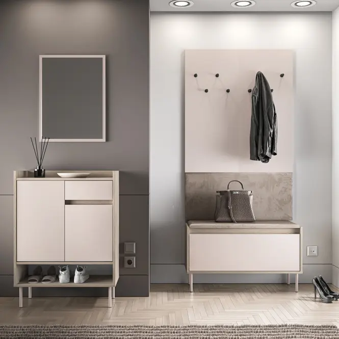 Cipősszekrény Voco 03 tölgy cremona/cashmere,9