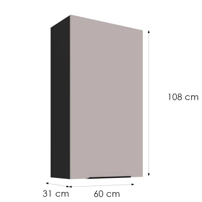 Konyhaszekrény Arona cashmere 60G-108 1F,3