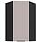 Konyhaszekrény Arona cashmere 60x60 GN-108 1F (45°)
