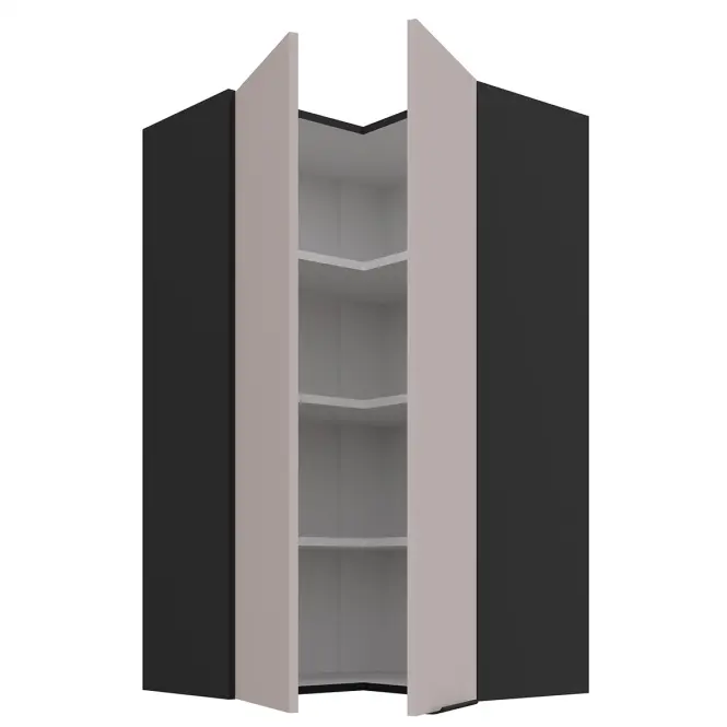 Konyhaszekrény Arona cashmere 60x60 GN-108 2F (90°)