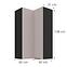 Konyhaszekrény Arona cashmere 60x60 GN-108 2F (90°),3