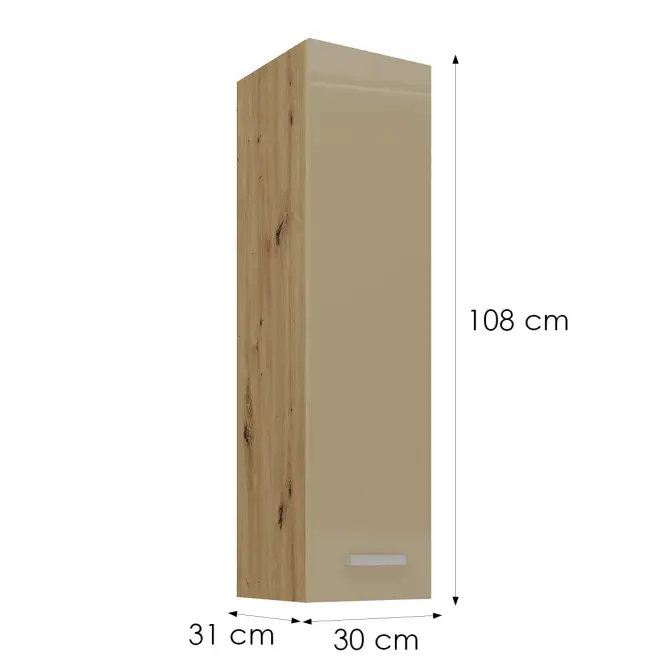 Konyhaszekrény artisan cappucino 30G-108 1F,3
