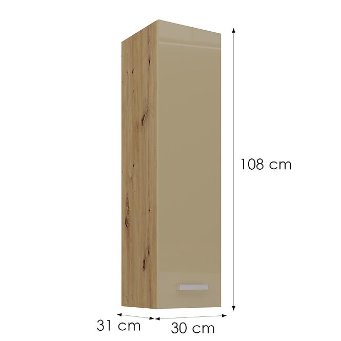 Konyhaszekrény artisan cappucino 30G-108 1F,3