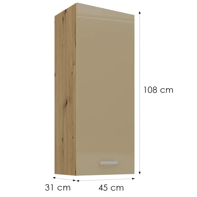 Konyhaszekrény artisan cappucino 45G-108 1F