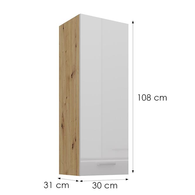 Konyhaszekrény artisan fehér 40G-108 1F,2