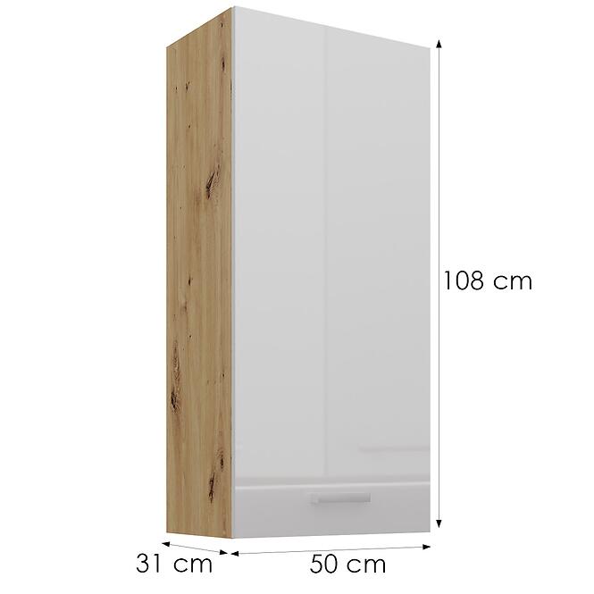 Konyhaszekrény artisan fehér 50G-108 1F,2