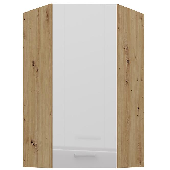 Konyhaszekrény artisan fehér 60x60 GN-108 1F (45°)