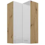 Konyhaszekrény artisan fehér 60x60 GN-108 2F (90°)