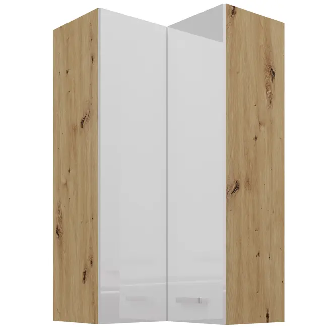 Konyhaszekrény artisan fehér 60x60 GN-108 2F (90°)