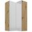 Konyhaszekrény artisan fehér 60x60 GN-108 2F (90°)
