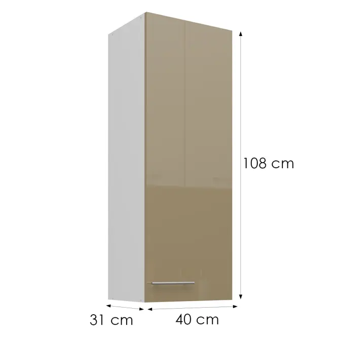 Konyhaszekrény Lara cappucino 40G-108 1F