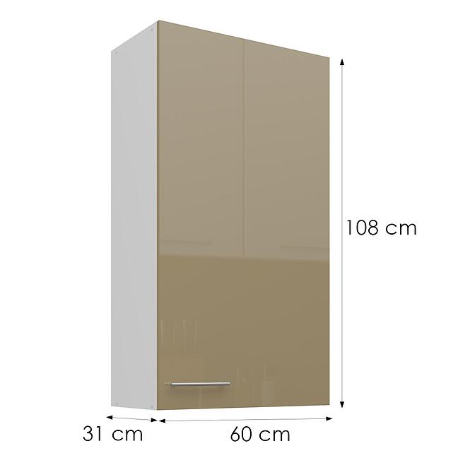 Konyhaszekrény Lara cappucino 60G-108 1F,3
