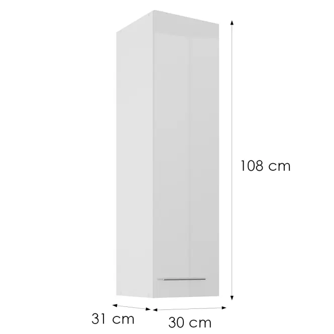Konyhaszekrény Lara fehér 30G-108 1F