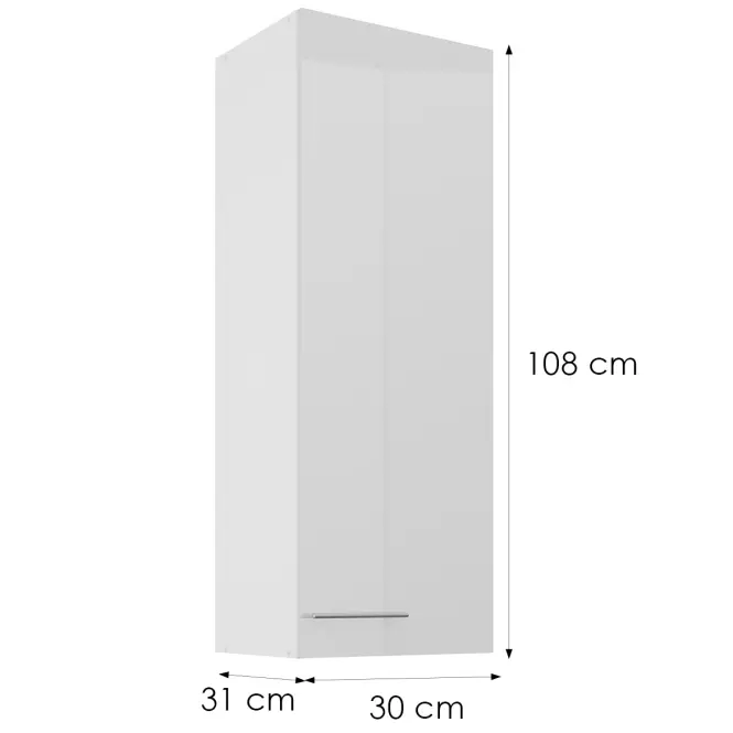 Konyhaszekrény Lara fehér 40G-108 1F