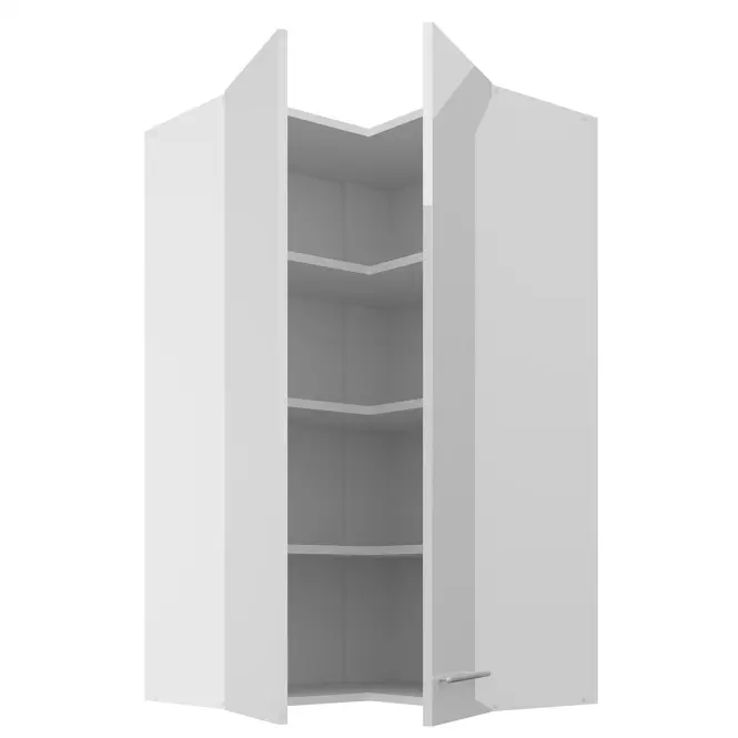 Konyhaszekrény Lara fehér 60x60 GN-108 2F (90°),2
