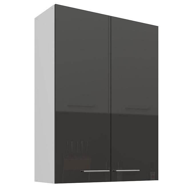 Konyhaszekrény Lara szürke 80G-108 2F