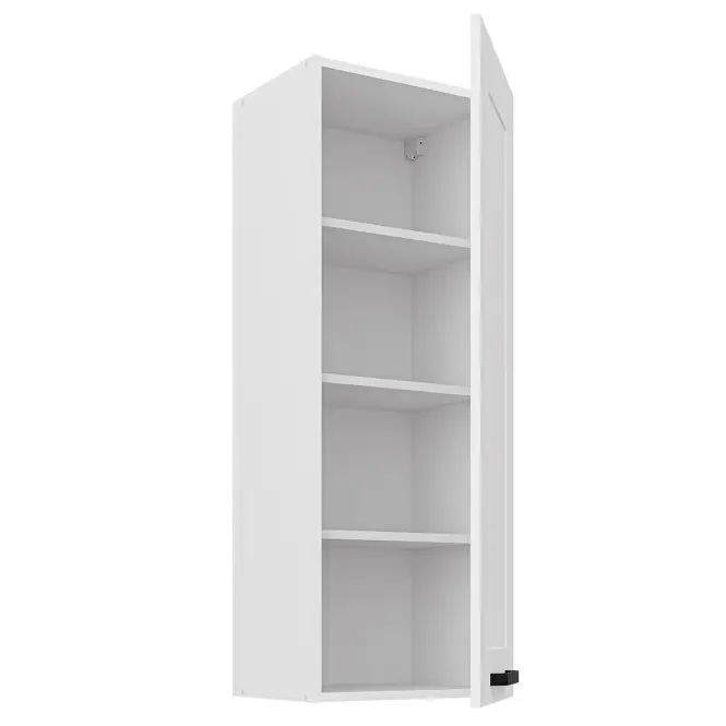 Konyhaszekrény Luna fehér matt/fehér 40G-108 1F,2